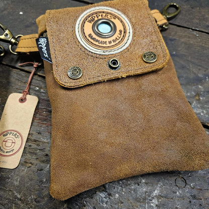 Hippers 2-zijdig jeans/bruin