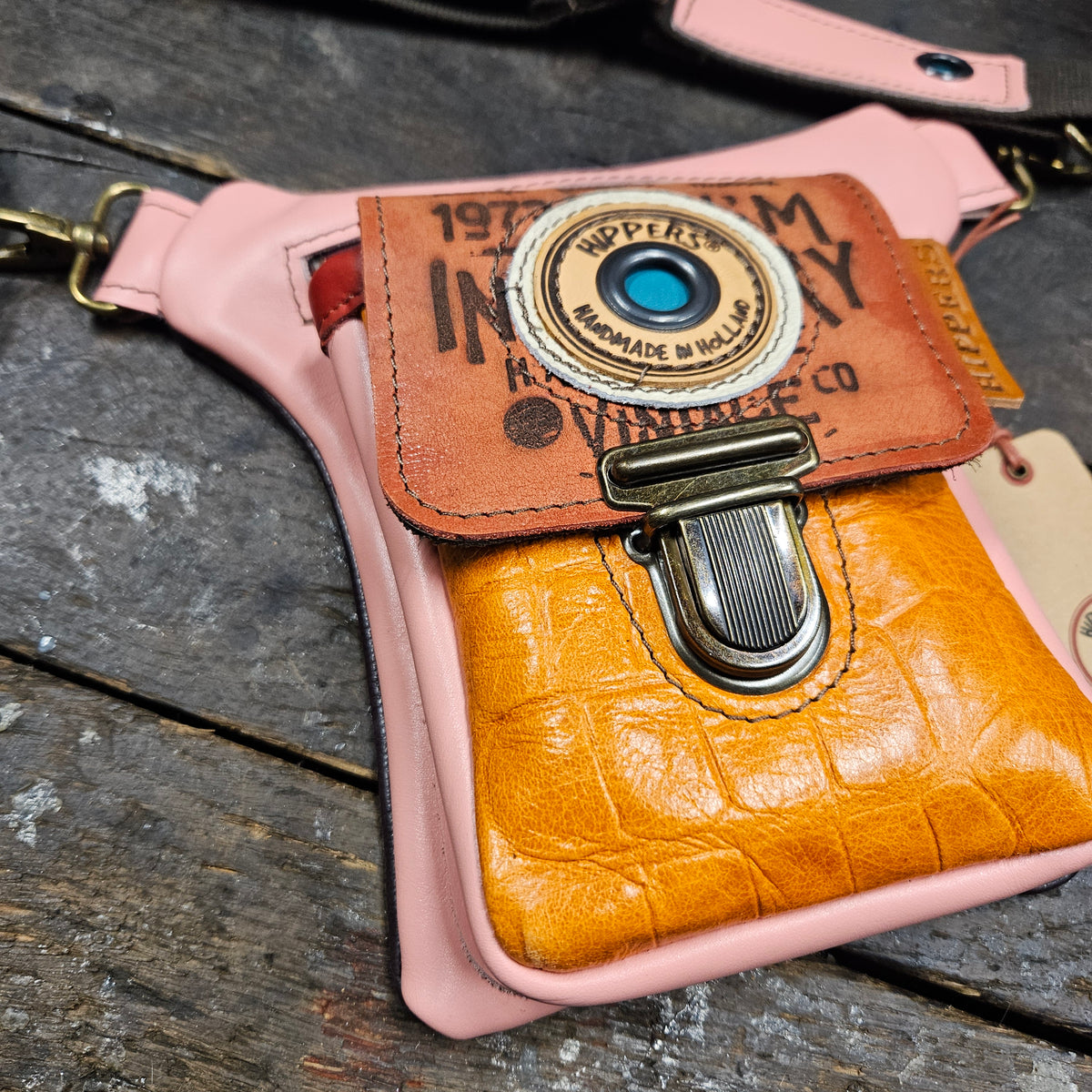 Luxe Hippers roze /oranje Industry