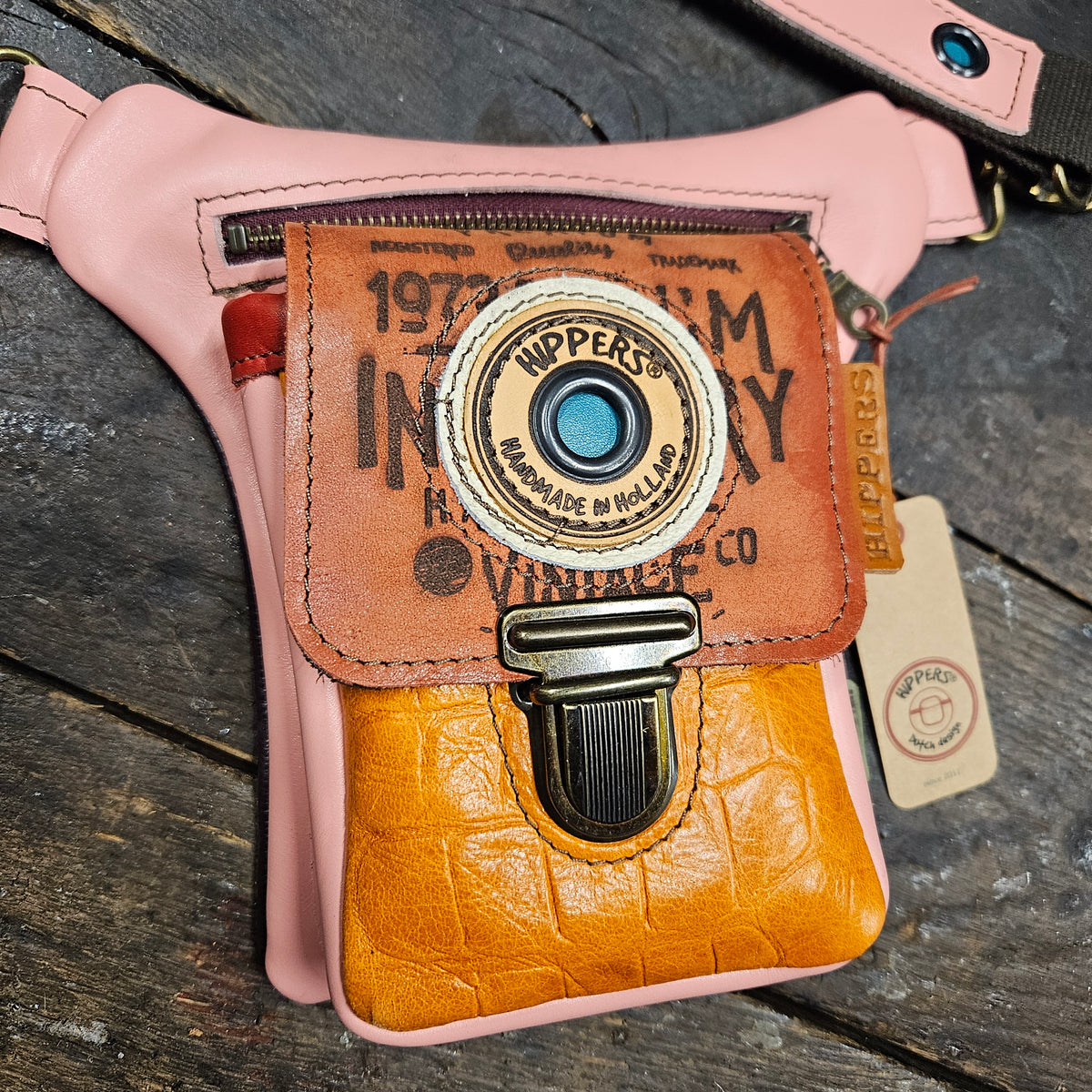 Luxe Hippers roze /oranje Industry