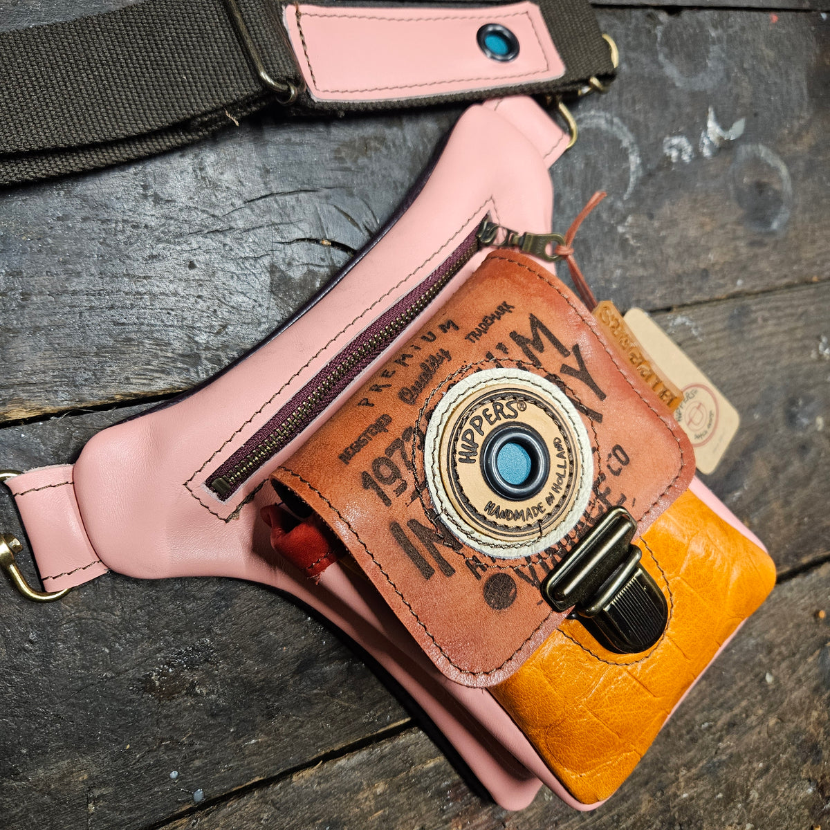 Luxe Hippers roze /oranje Industry