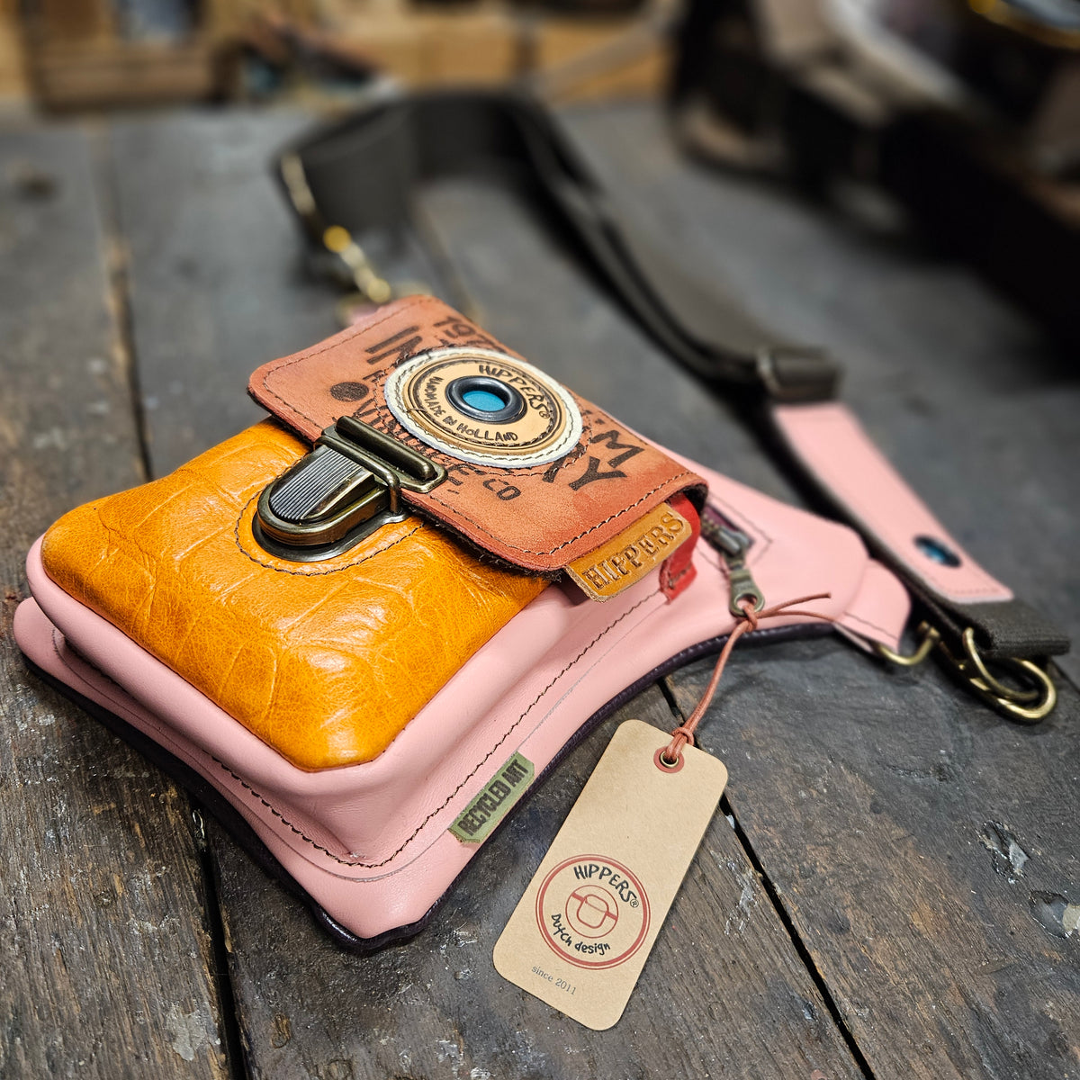 Luxe Hippers roze /oranje Industry