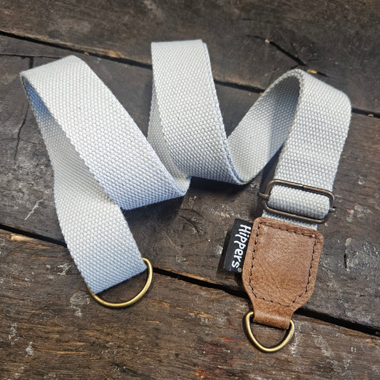Hippers Schouderband blauwgrijs 3 cm