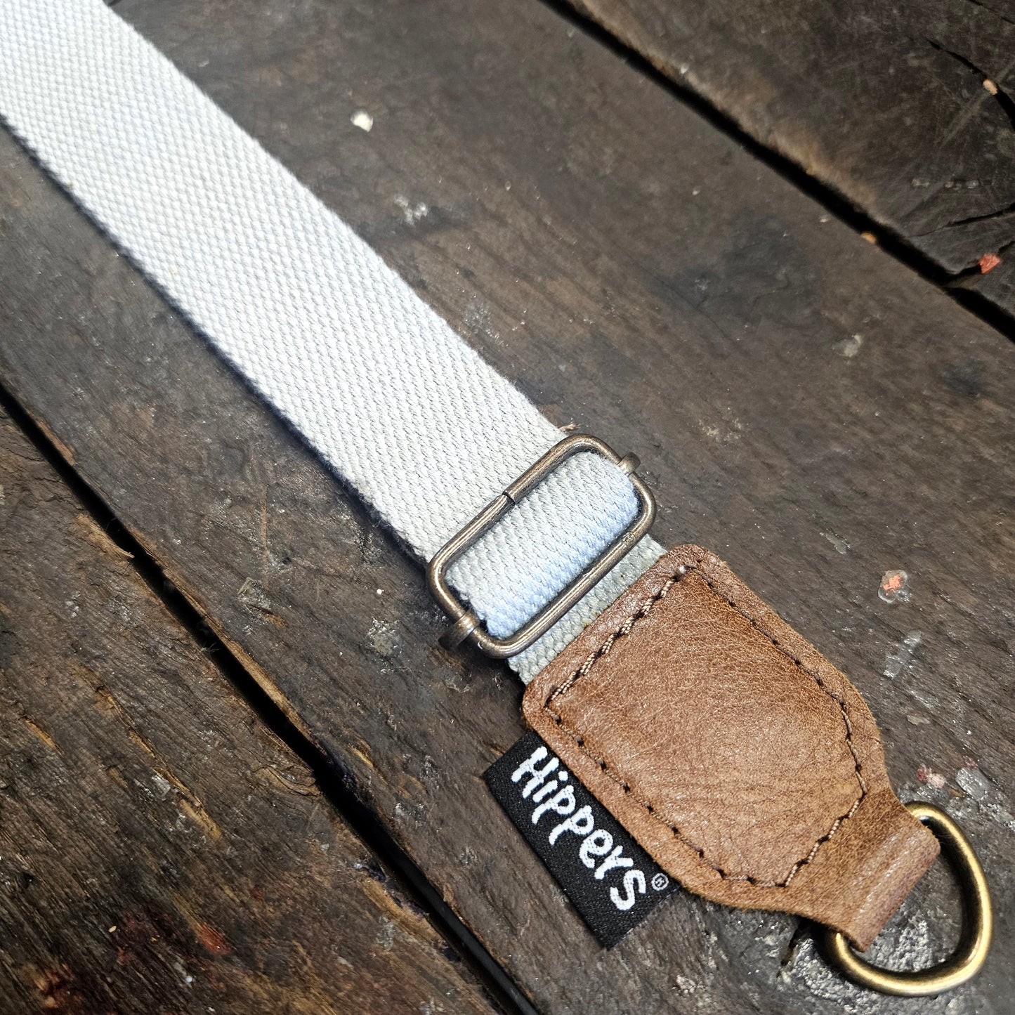 Hippers Schouderband blauwgrijs 3 cm