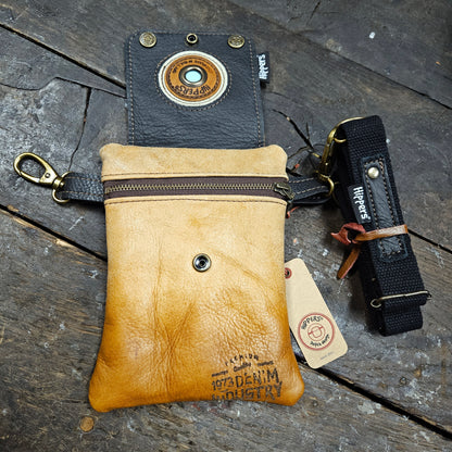 Hippers 2-zijdig zwart/bruin I