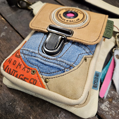 Luxe Hippers crème jeans I +tassenhanger