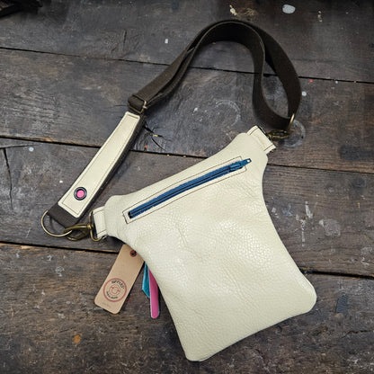 Luxe Hippers crème jeans I +tassenhanger