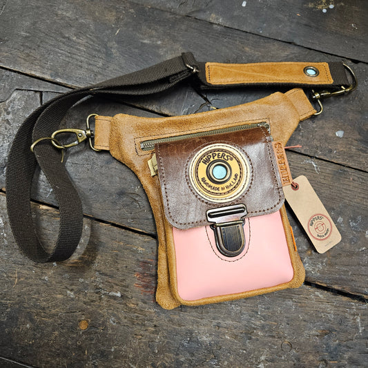 Luxe Hippers bruin roze