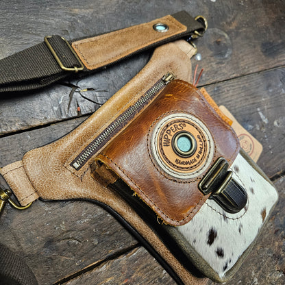 Luxe Hippers bruin vacht gevlekt