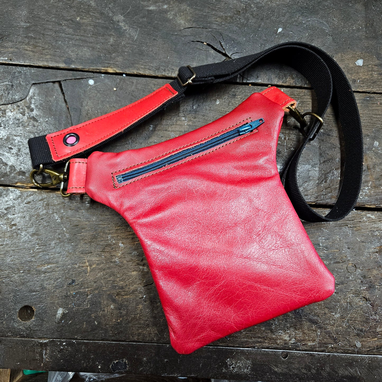 Luxe Hippers rood + tassenhanger