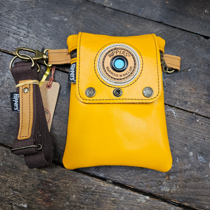 Hippers 2-zijdig vintage aqua/geel