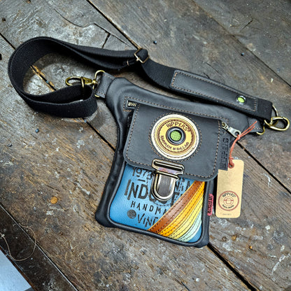 Zwart aqua vintage