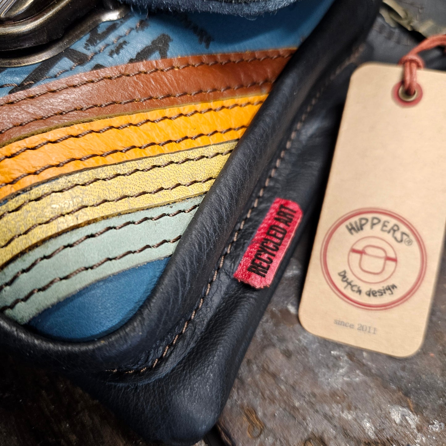 Zwart aqua vintage