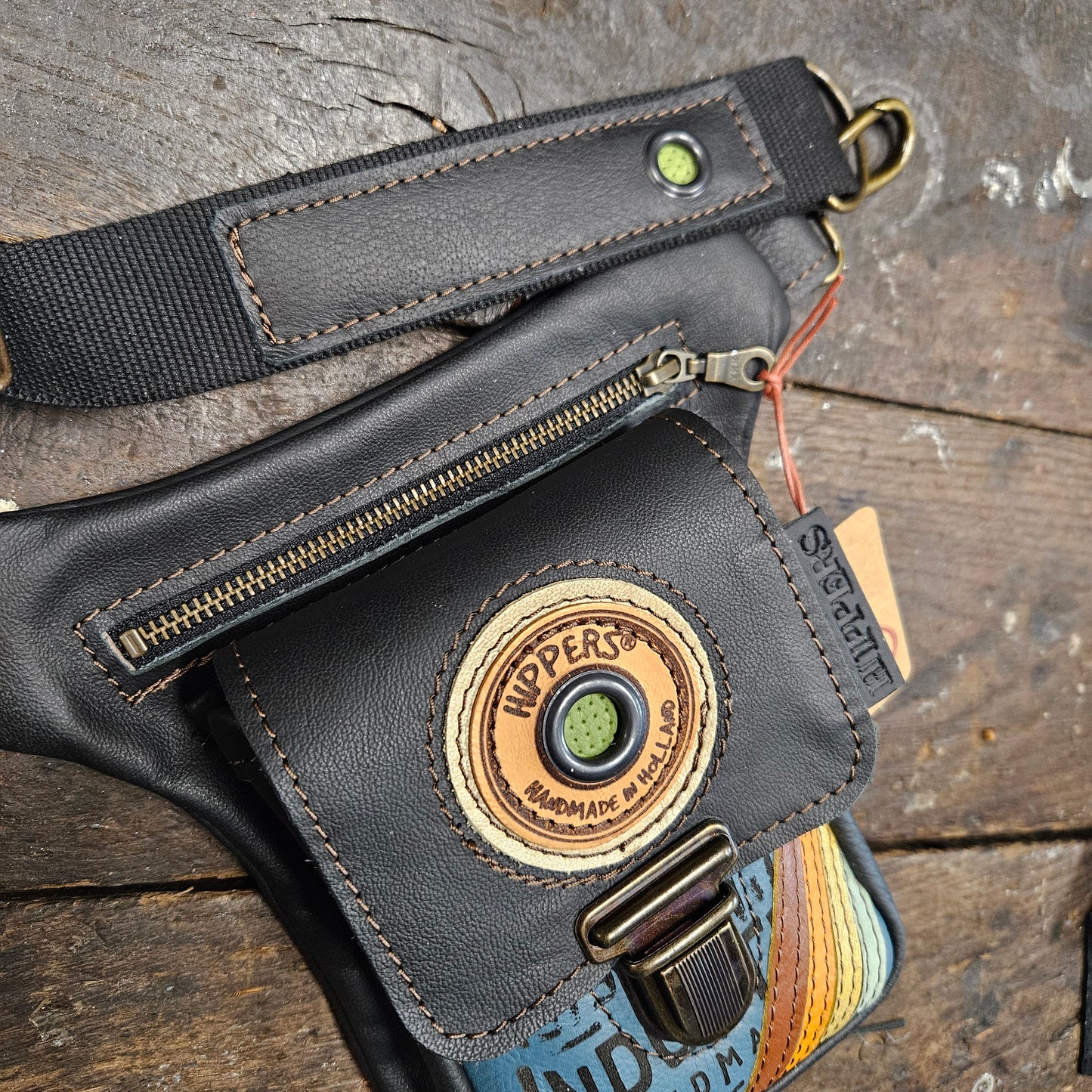Zwart aqua vintage
