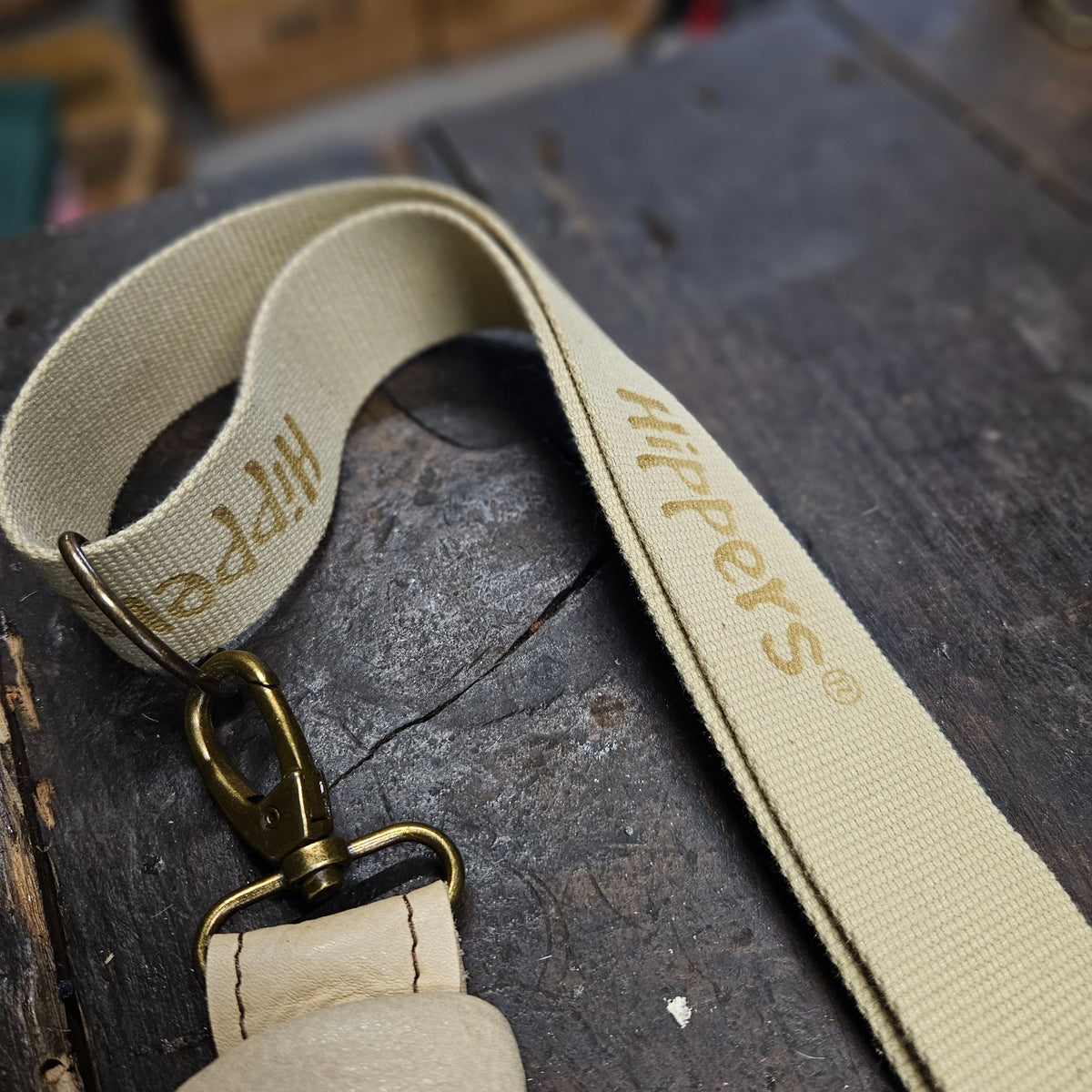 Luxe Hippers creme  vintage bruin franje II
