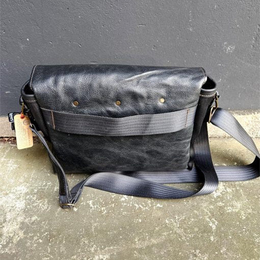 Hippers Gordeltas (laptop) Vintage zwart