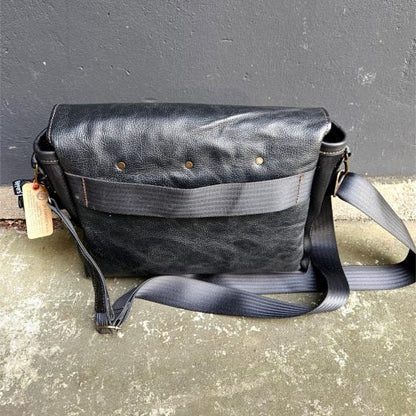 Hippers Gordeltas (laptop) Vintage zwart