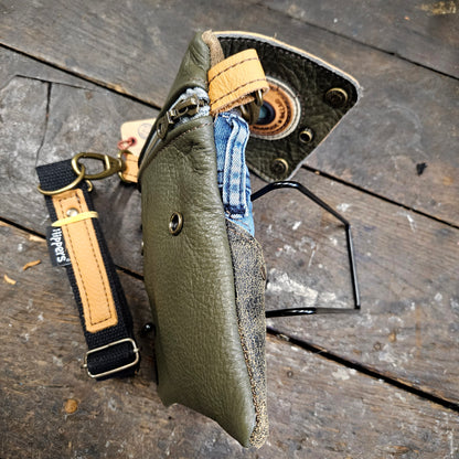 Hippers 2-zijdig jeans/groen