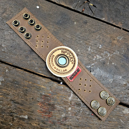 Hippers Armband donkerbruin