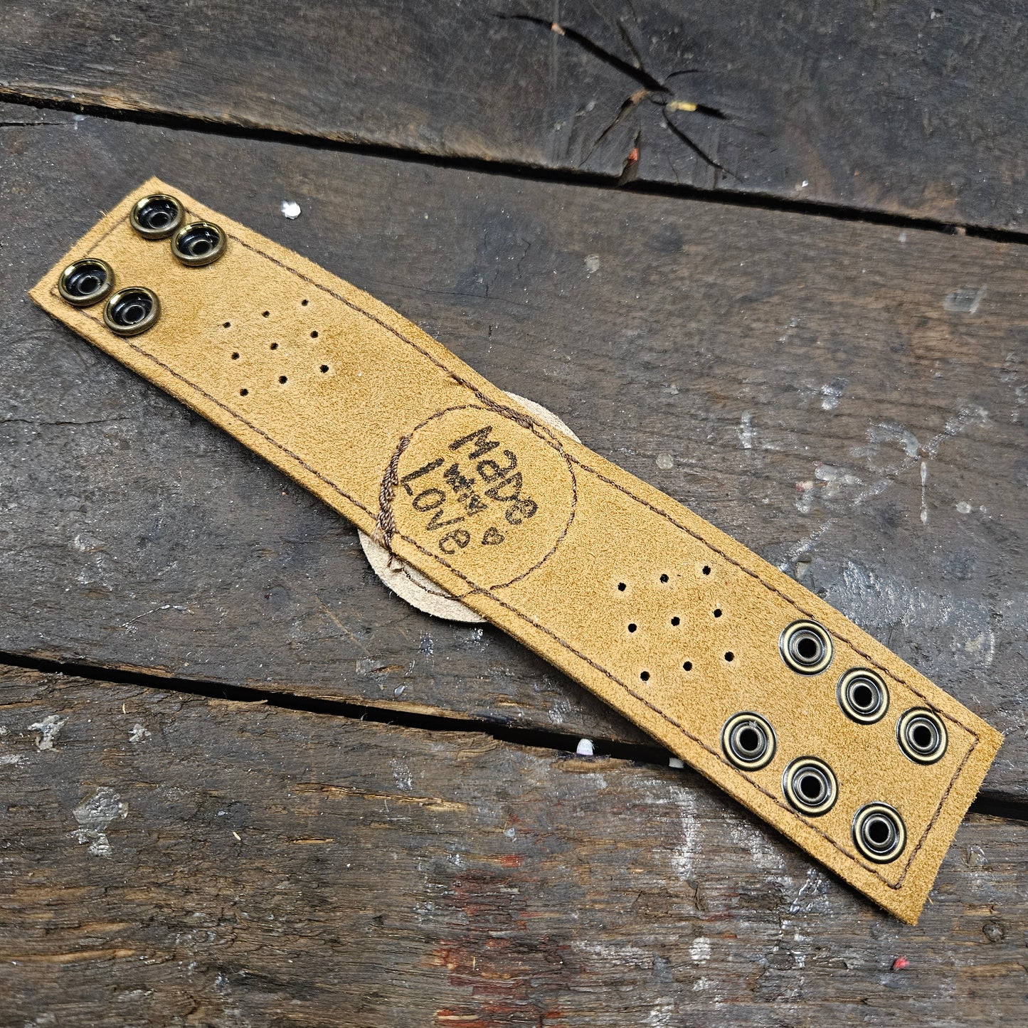 Hippers Armband donkerbruin