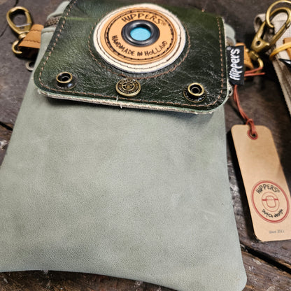 Hippers 2-zijdig vintage creme /zachtgroen