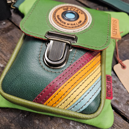 Luxe Hippers lichtgroen vintage striping
