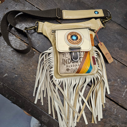 Luxe Hippers creme vintage franje