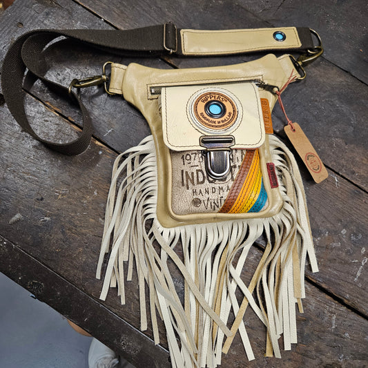 Luxe Hippers creme vintage franje
