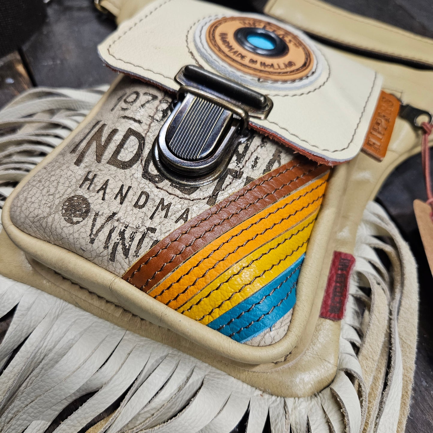 Luxe Hippers creme vintage franje