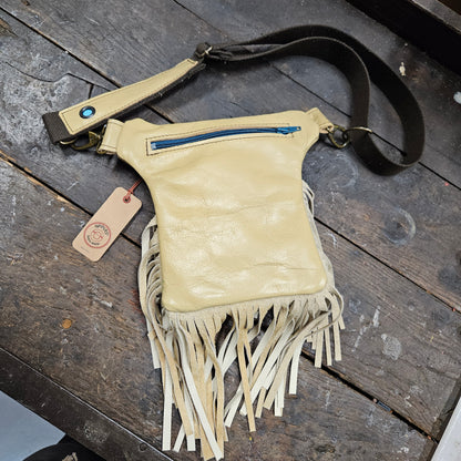 Luxe Hippers creme vintage franje