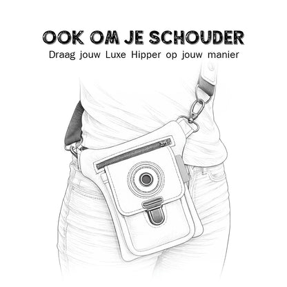 Luxe Hippers rood + tassenhanger