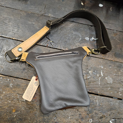 Luxe Hippers vintage bruin/oranje striping