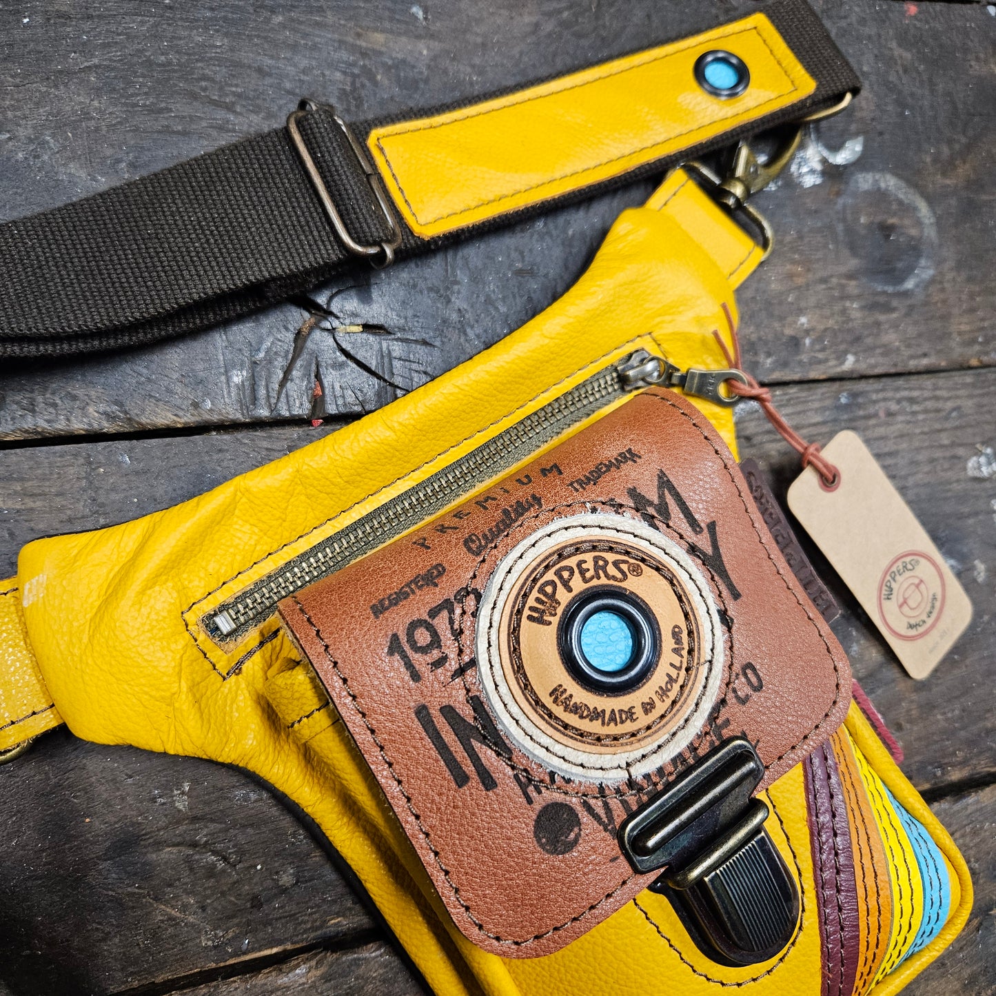 Luxe Hippers oker vintage