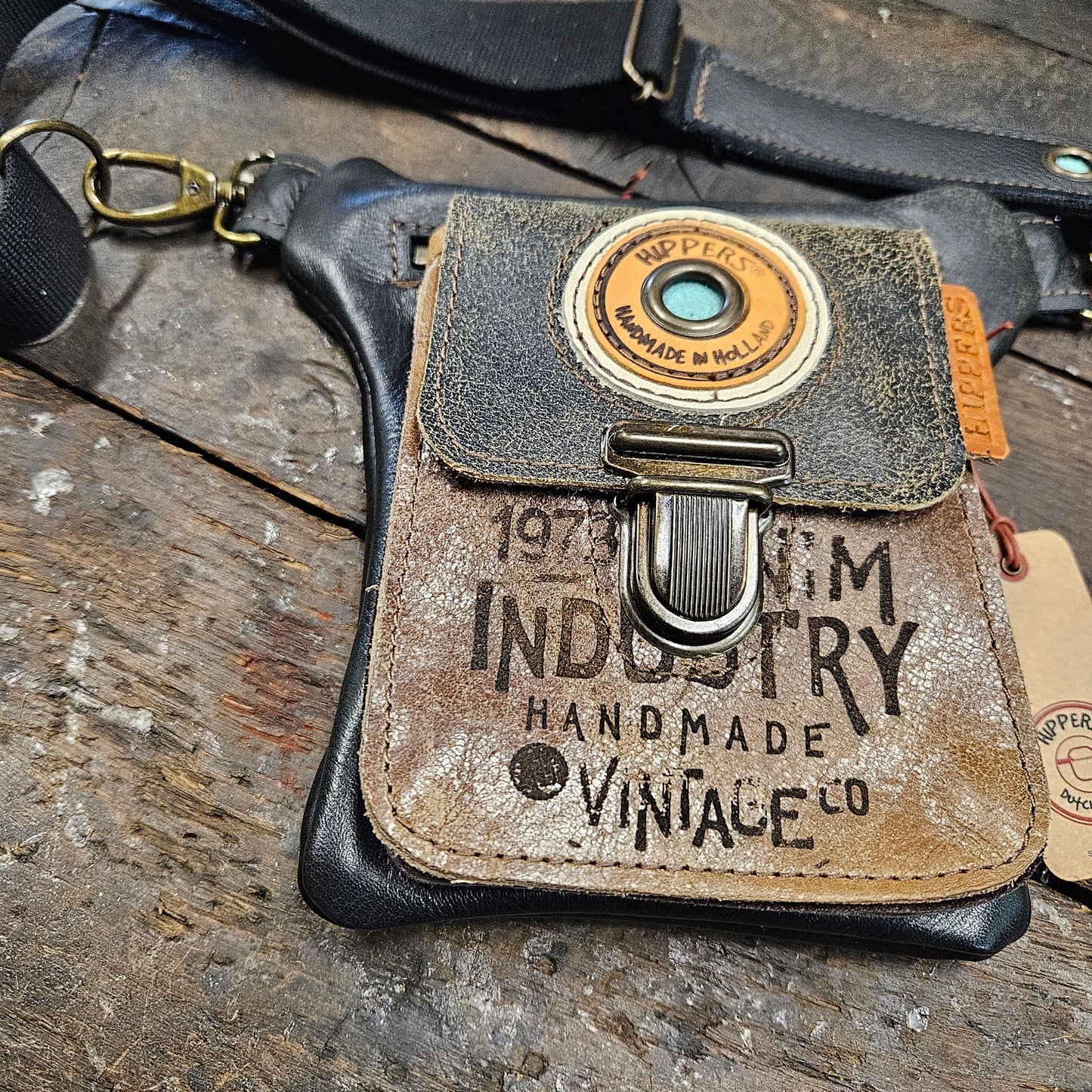 Luxe Hippers zwart bruin industry