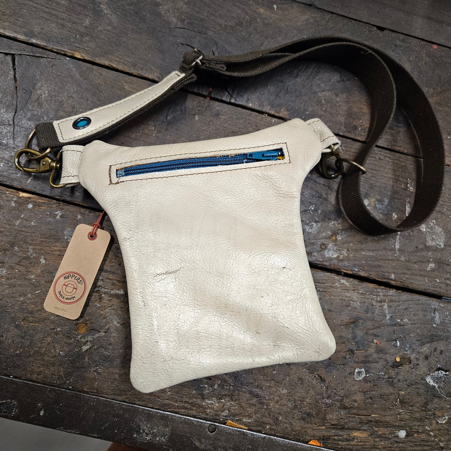 Luxe Hippers oud creme vintage striping