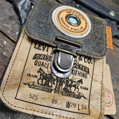 Luxe Hippers zwart bruin vintage II