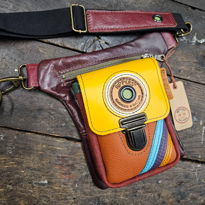 Luxe Hippers bordeaux vintage striping