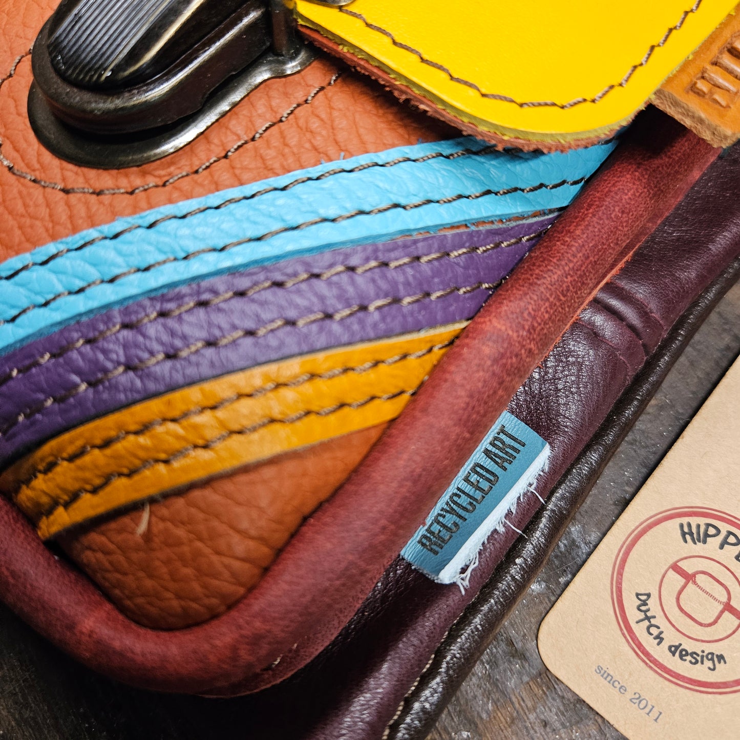 Luxe Hippers bordeaux vintage striping