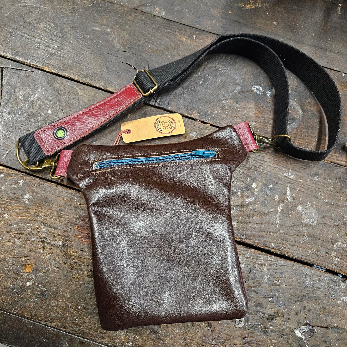 Luxe Hippers bordeaux vintage striping