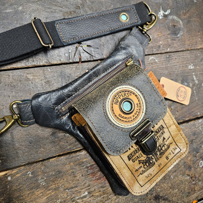 Luxe Hippers zwart bruin vintage II