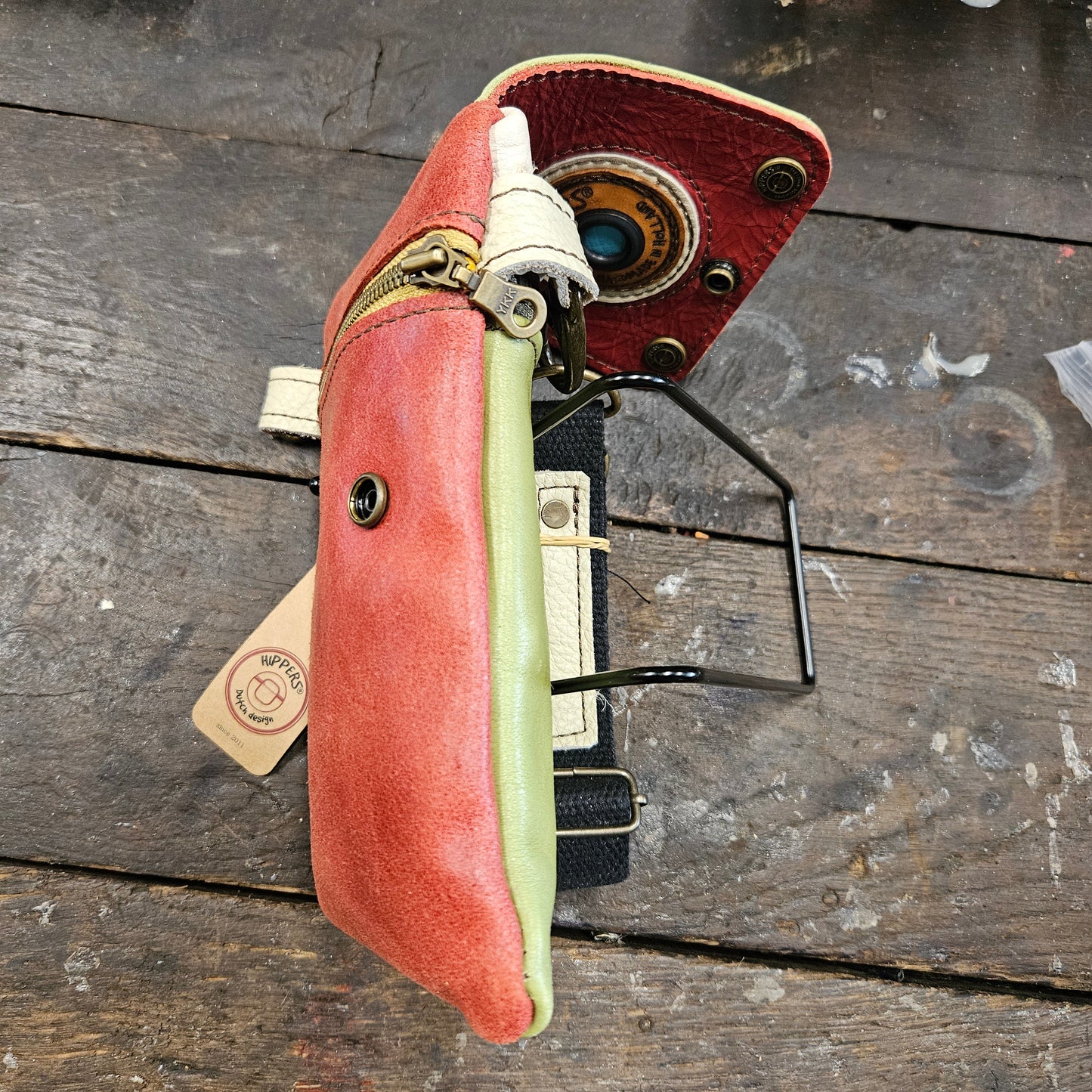 Hippers 2-zijdig rood/groen