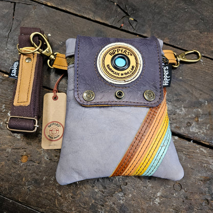 Hippers 2-zijdig jeans/vintage paars