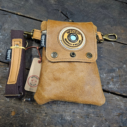 Hippers 2-zijdig jeans/bruin