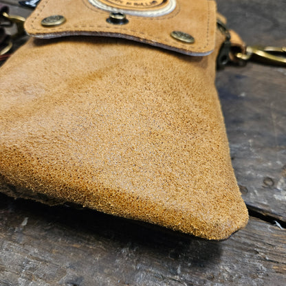 Hippers 2-zijdig jeans/bruin