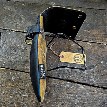 Hippers 2-zijdig Dutch Design bruin/zwart maat s