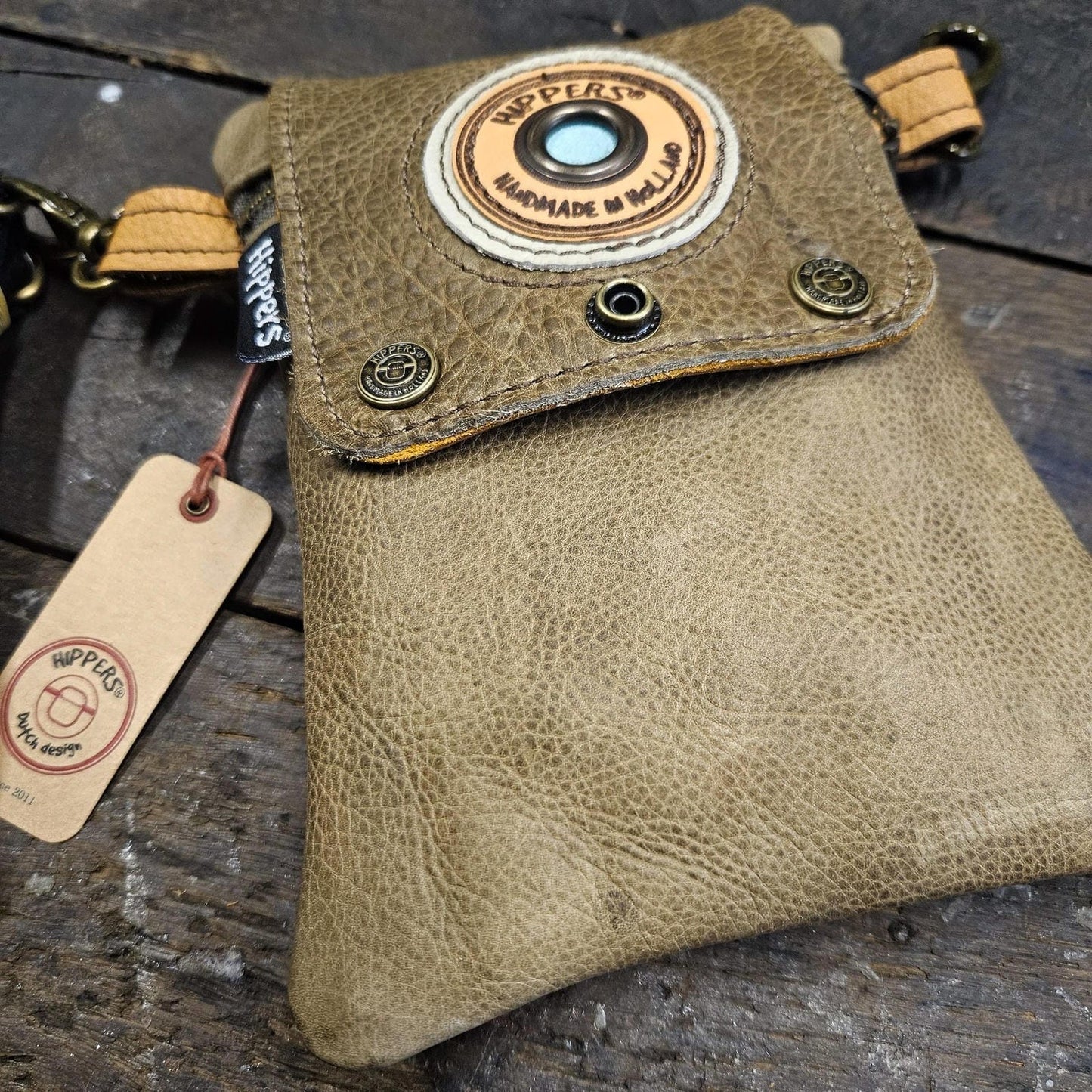Hippers 2-zijdig jeans/taupe
