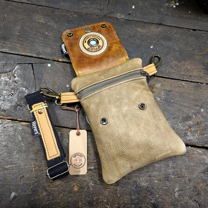 Hippers 2-zijdig jeans/taupe