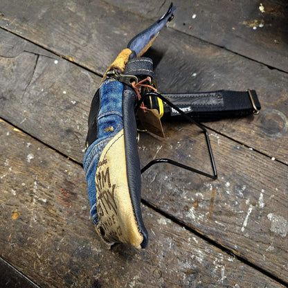 Hippers 2-zijdig jeans/zwart