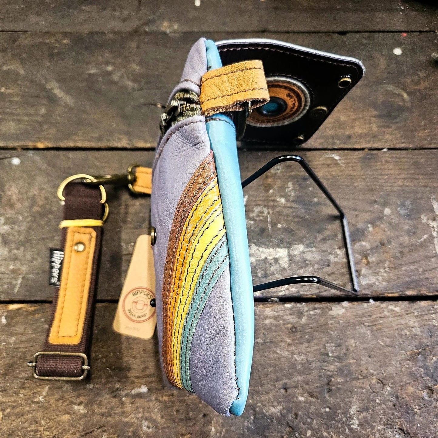 Hippers 2-zijdig vintage aqua/vintage paars