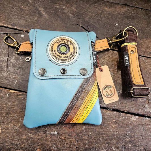 Hippers 2-zijdig vintage aqua/vintage paars