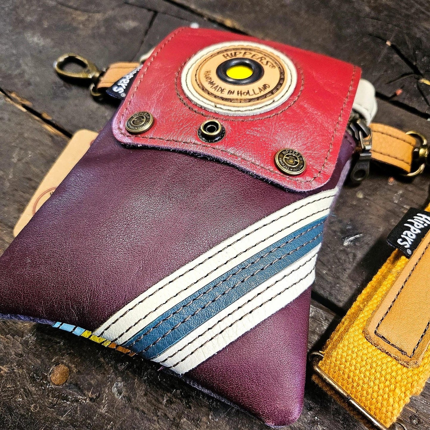 Hippers 2-zijdig vintage bordeaux/vintage paars